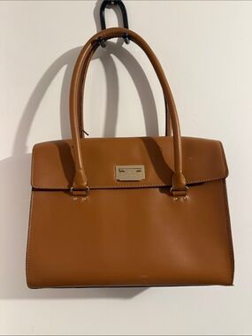 kate spade Chestnut Brown Leather Top-Handle Satchel